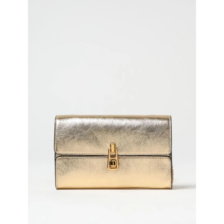 Coccinelle Gold Leather Shoulder Bag