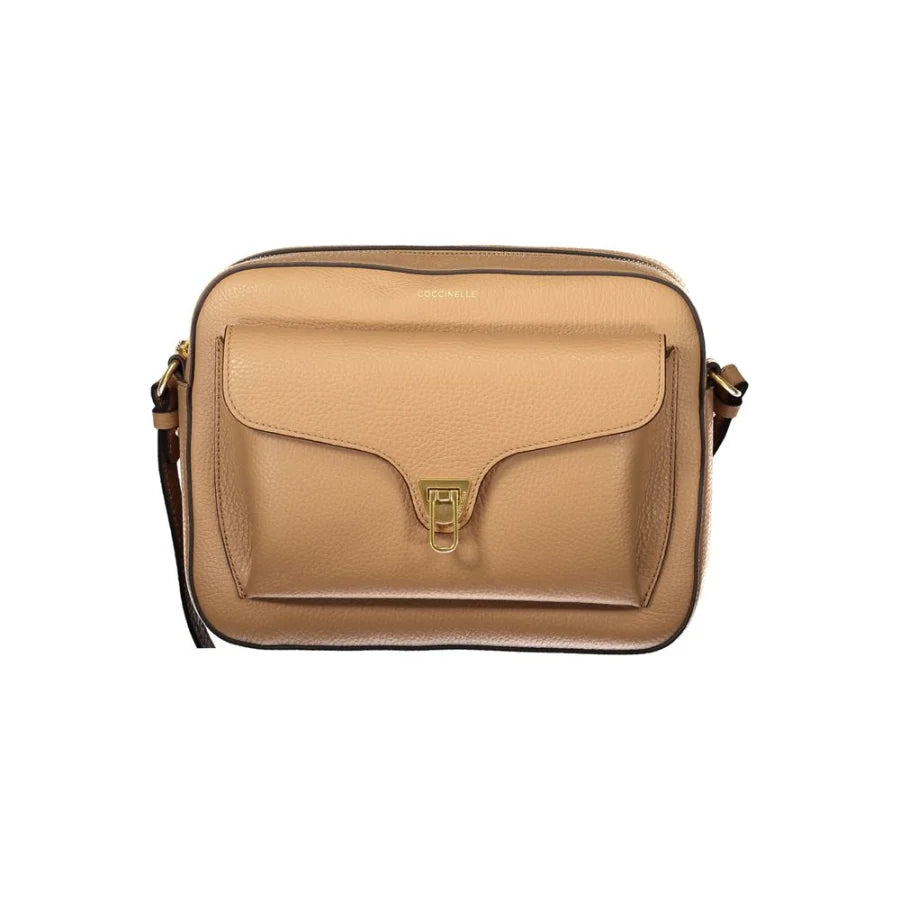 Coccinelle Marrone Leather Women Handbag