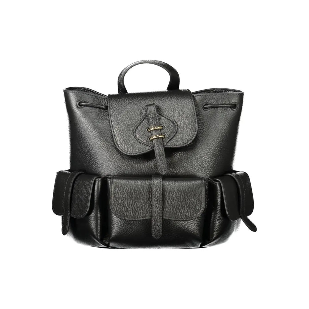 Coccinelle Nero Leather Women’s Backpack