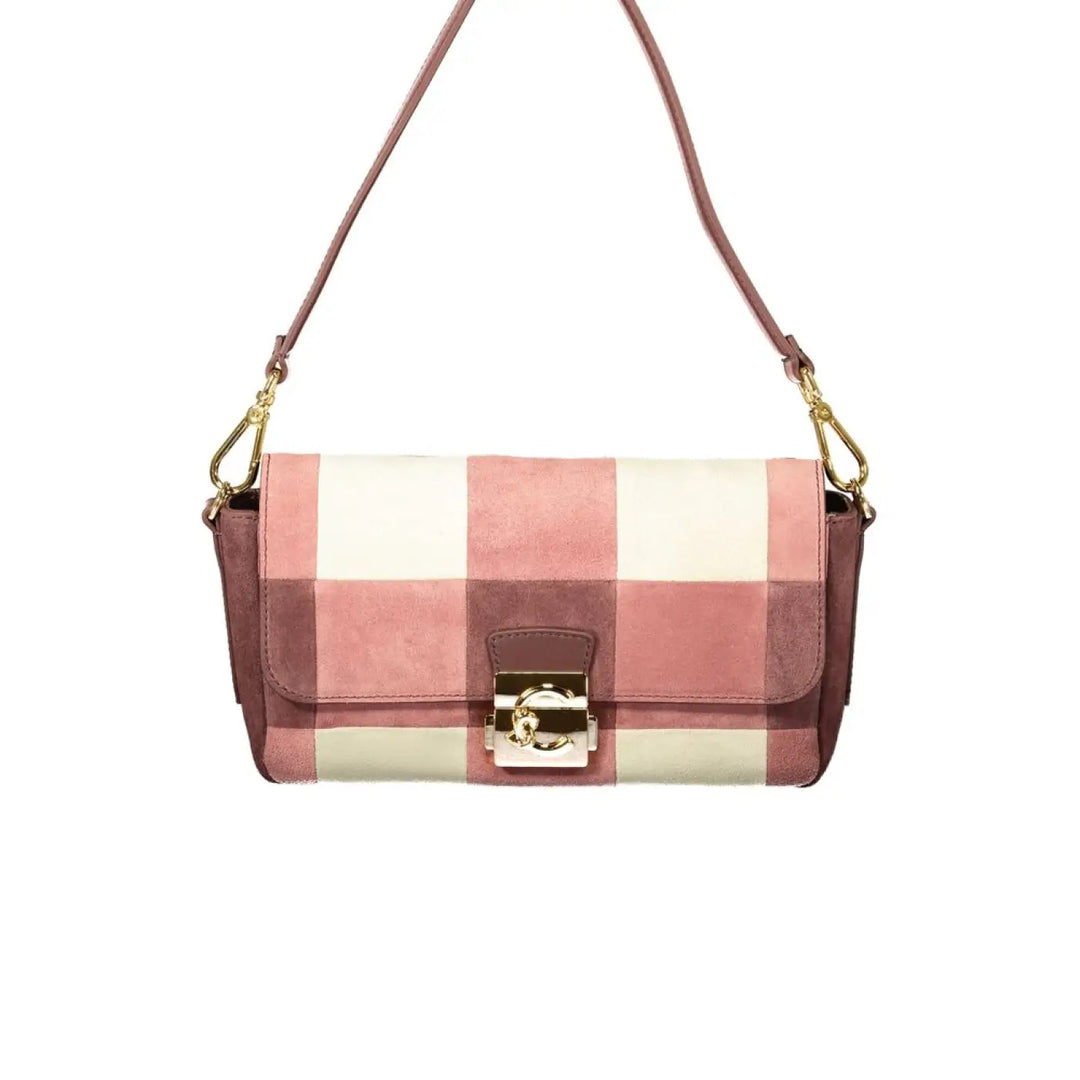 Coccinelle Pink Leather Women’s Bag