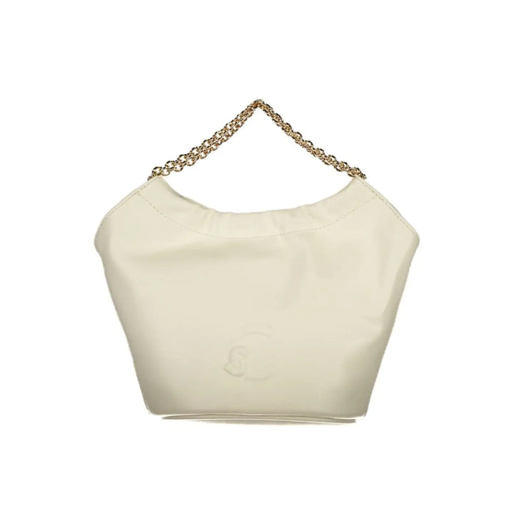 Coccinelle White Leather Woman Handbag