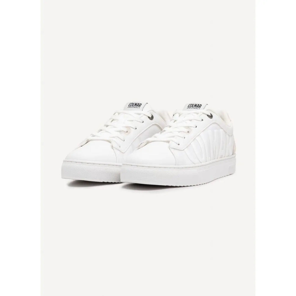 Colmar White Nylon Low Top Sneakers
