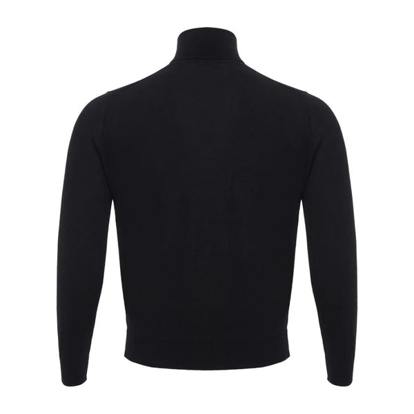 Colombo Black Cashmere Turtleneck
