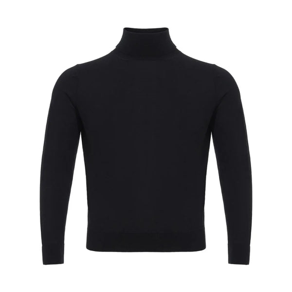 Colombo Black Cashmere Turtleneck