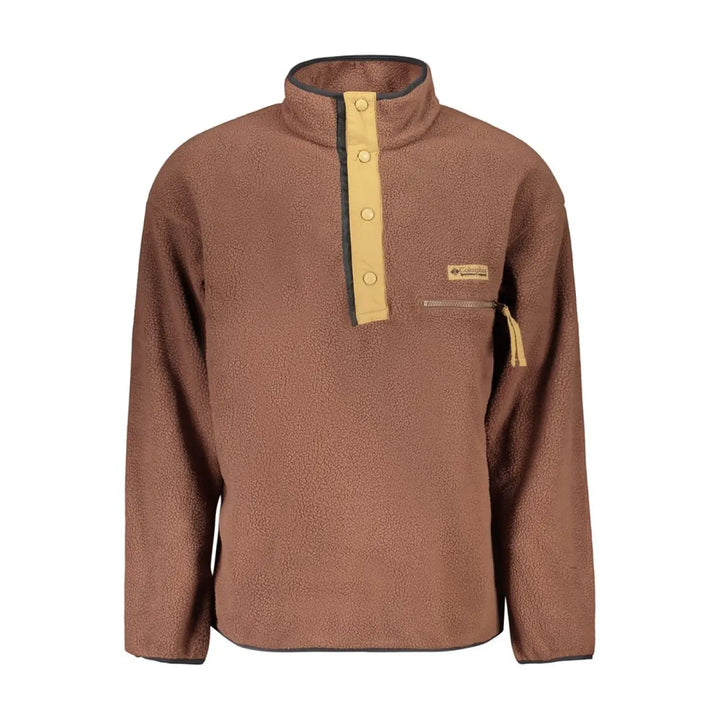 Columbia Brown Polyester Men’s Sweatshirt