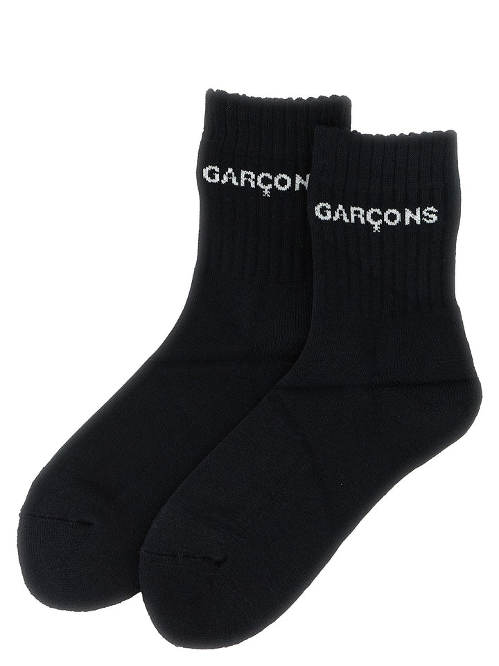 Comme Des Garçons Bicolor Cotton Socks