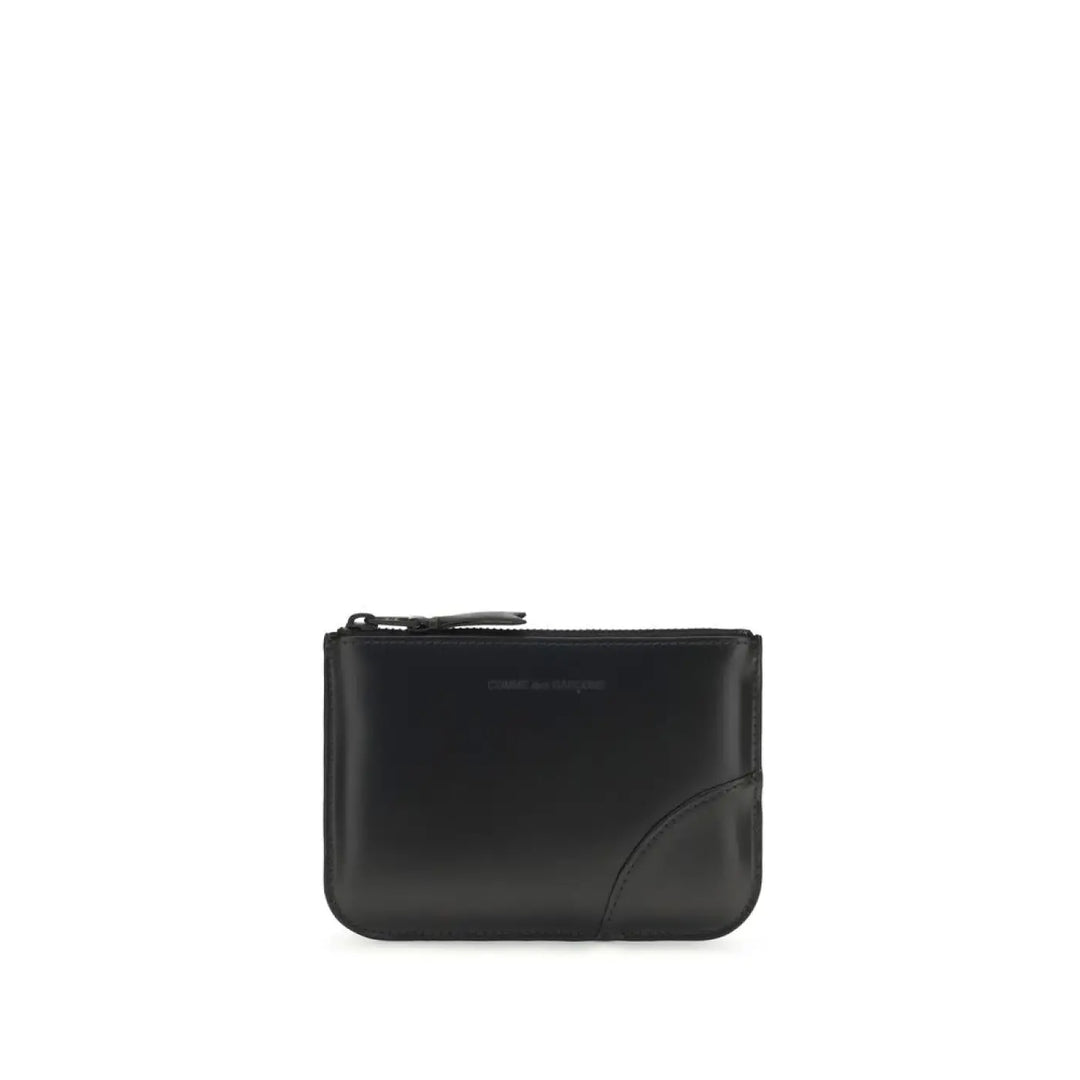 Comme Des Garçons Black Calf Leather Bos Taurus Wallet
