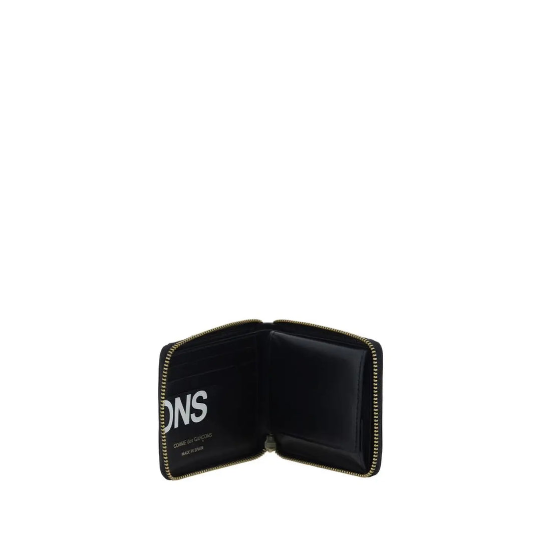 Comme Des Garçons Black Calf Leather Bos Taurus Wallet