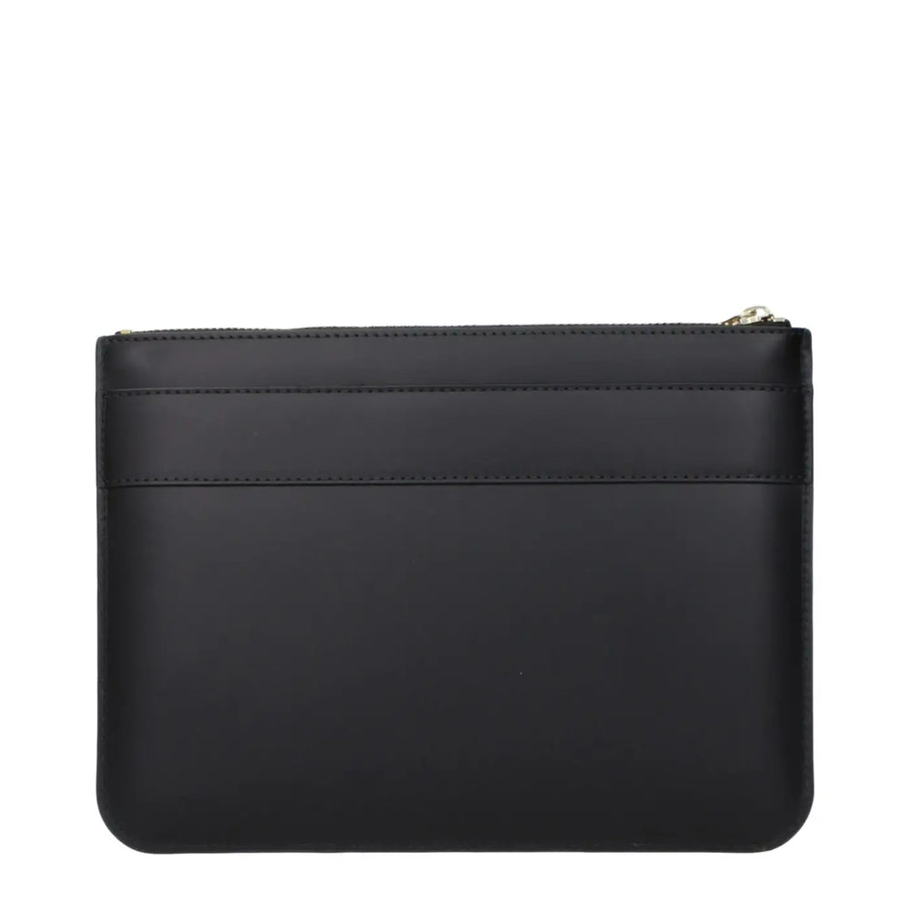 Comme Des Garçons Black Leather Clutch Bag