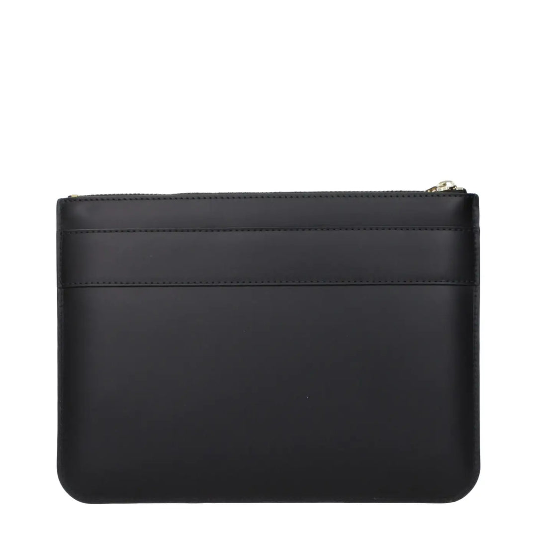 Comme Des Garçons Black Leather Clutch Bag