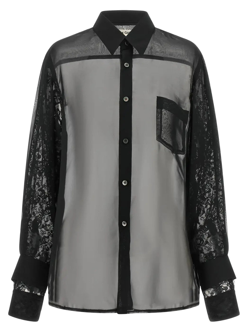 Comme Des Garçons Black Polyester Blouse