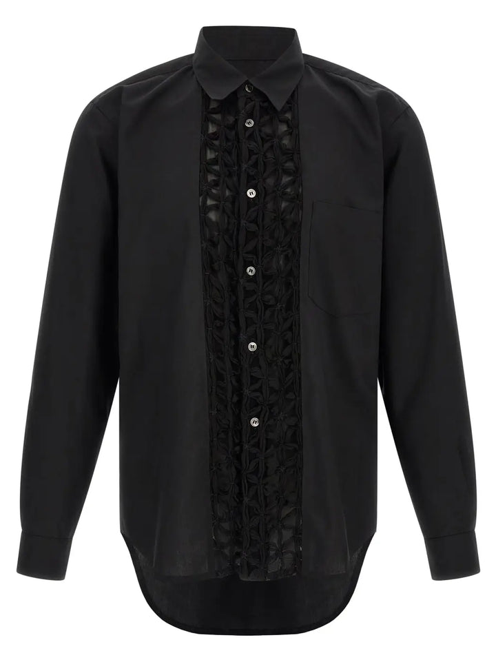 Comme Des Garçons Black Polyester Blouse
