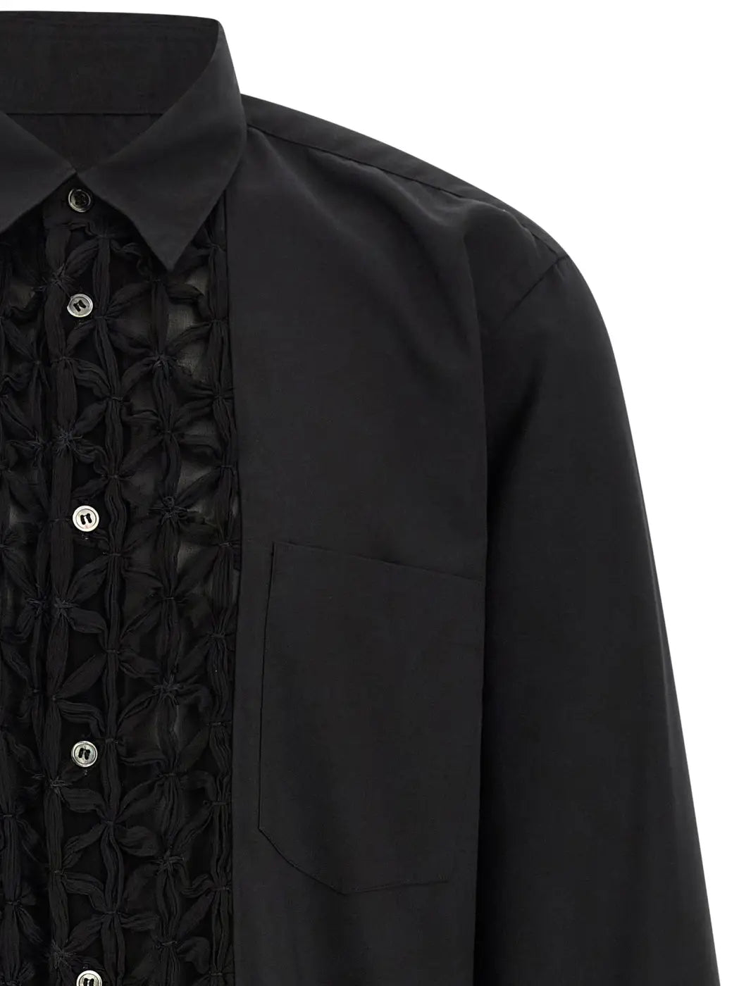 Comme Des Garçons Black Polyester Blouse