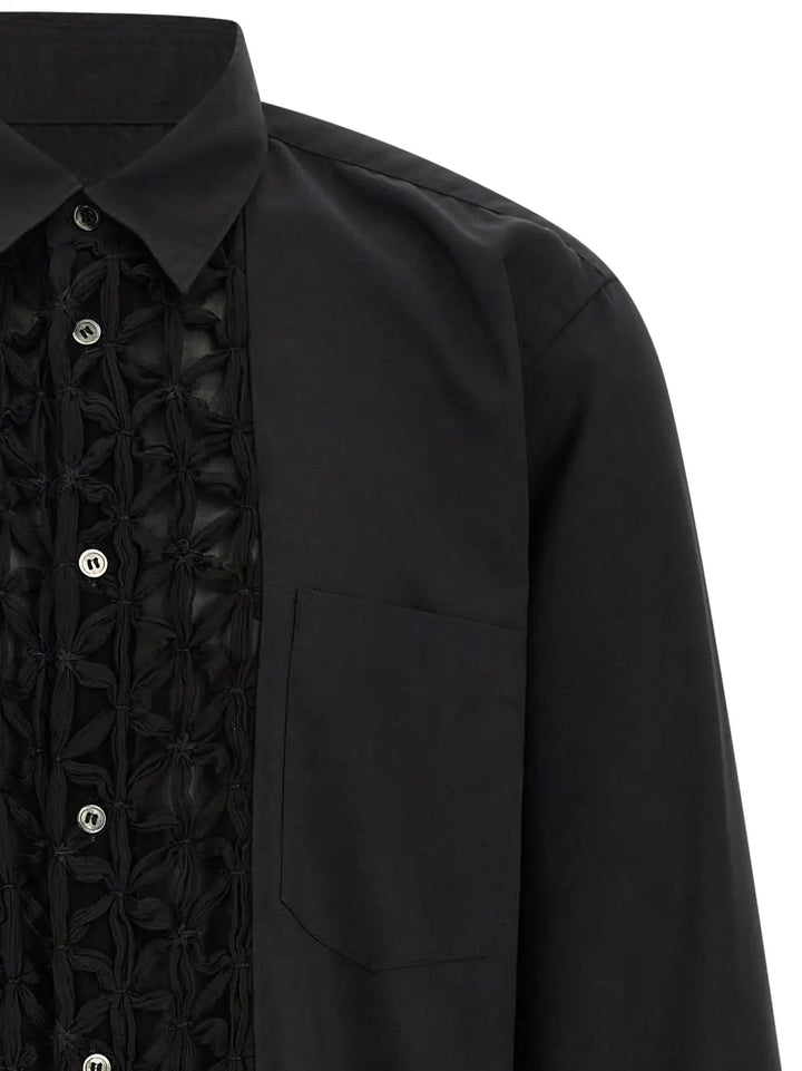 Comme Des Garçons Black Polyester Blouse