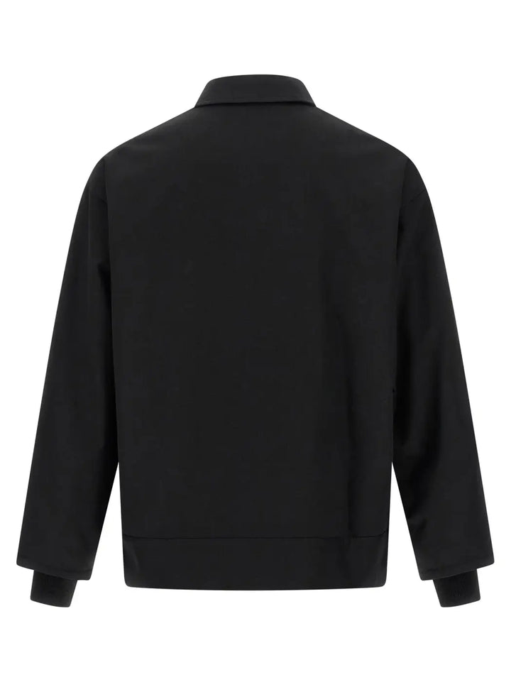 Comme Des Garçons Black Polyester Full-length Jacket