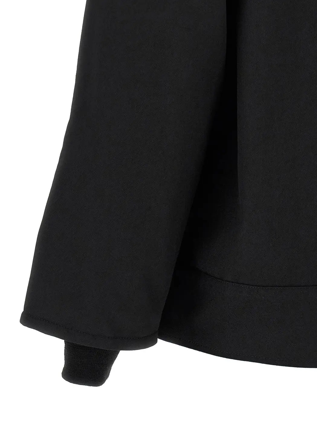 Comme Des Garçons Black Polyester Full-length Jacket