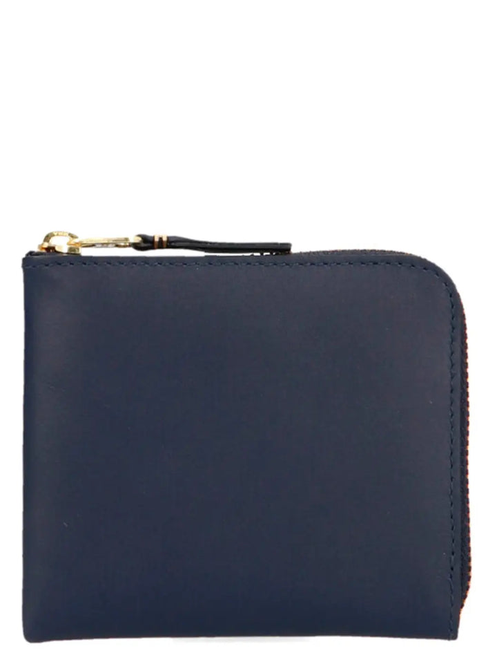 Comme Des Garçons Blue Calfskin Wallet