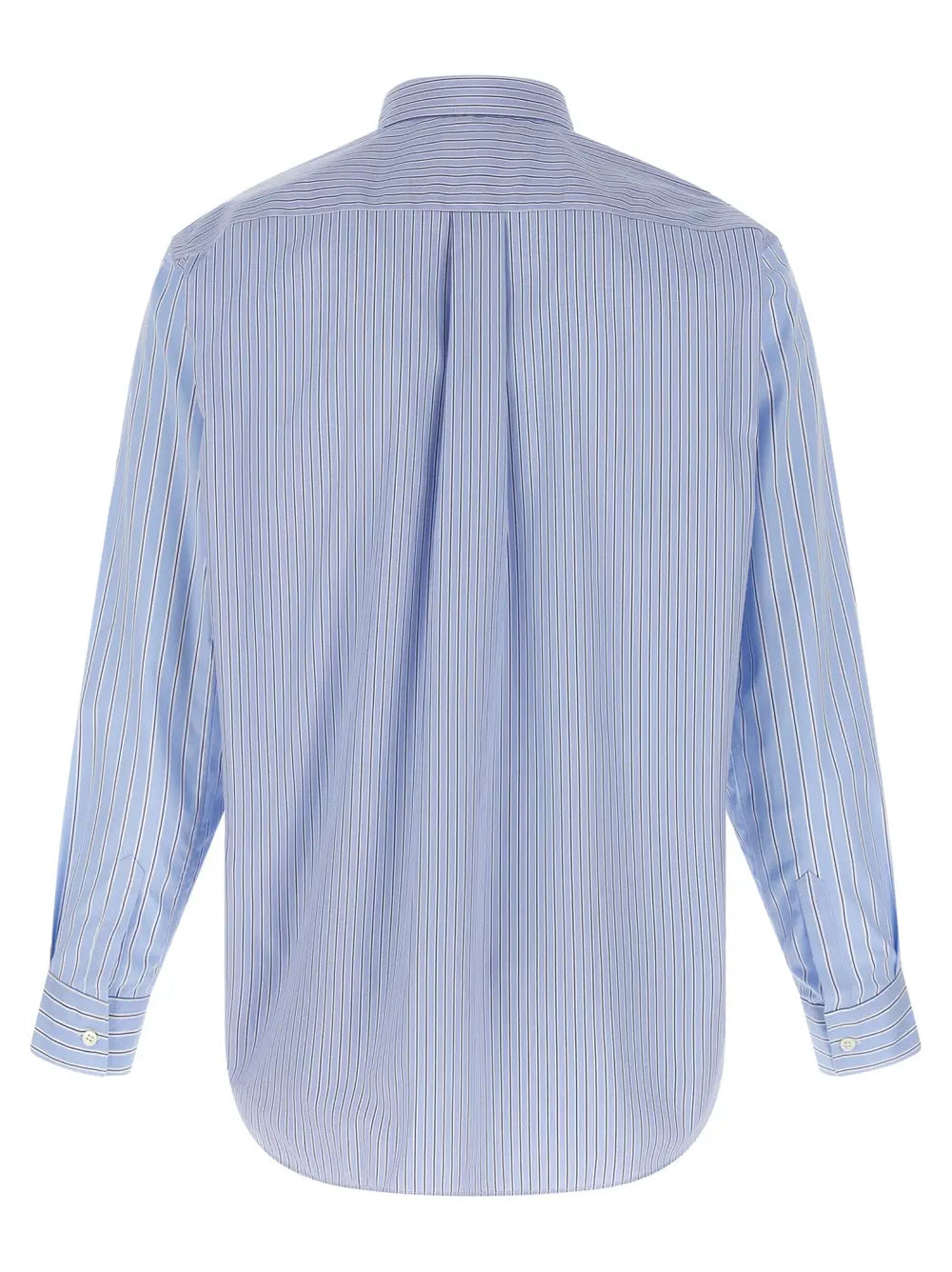 Comme Des Garçons Blue Cotton Blouse