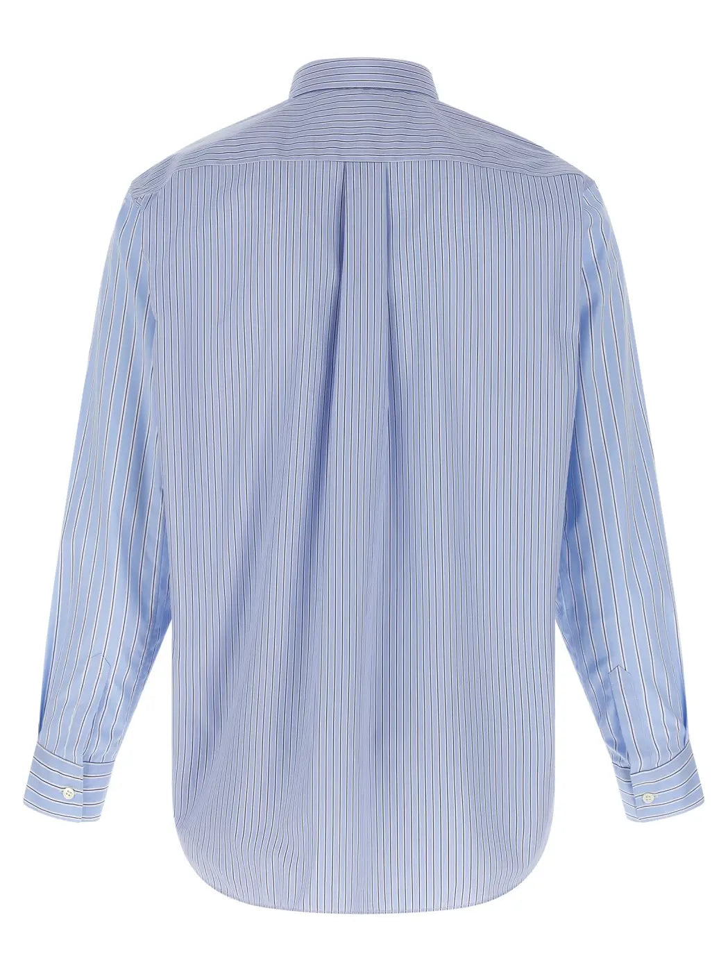 Comme Des Garçons Blue Cotton Blouse