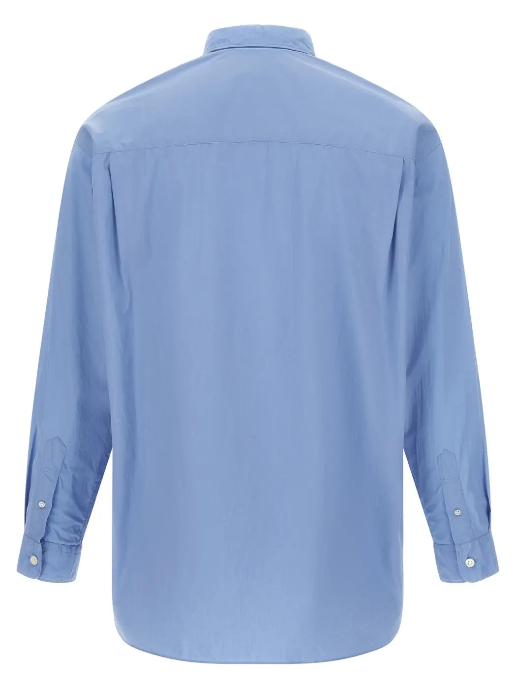 Comme Des Garçons Blue Cotton Blouse