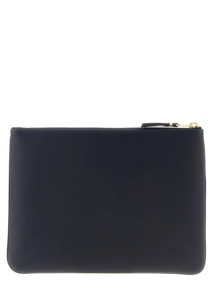 Comme Des Garçons Blue Cowhide Cardholder