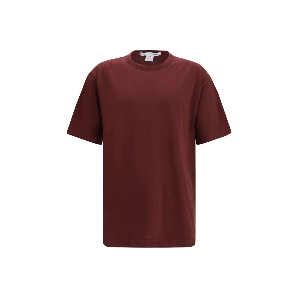 Comme Des Garçons Bordeaux Cotton T-shirt