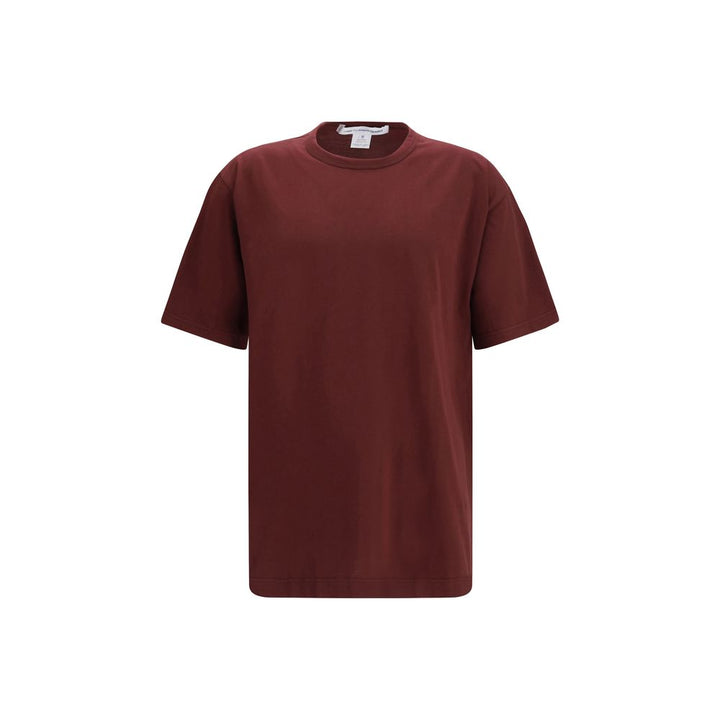 Comme Des Garçons Bordeaux Cotton T-shirt