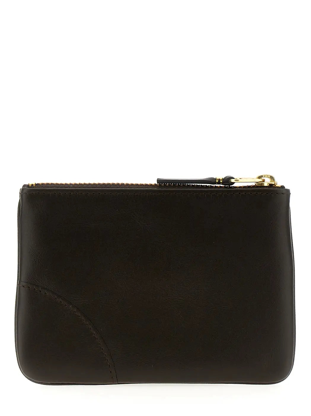Comme Des Garçons Brown Calfskin Cardholder