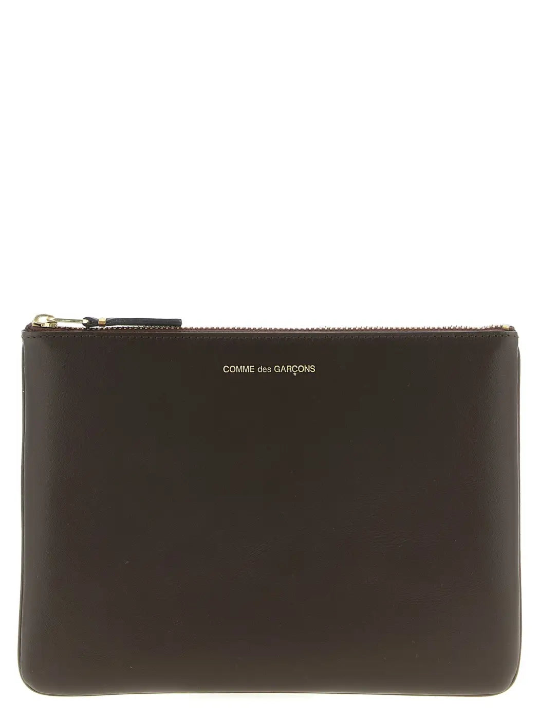 Comme Des Garçons Brown Cowhide Cardholder