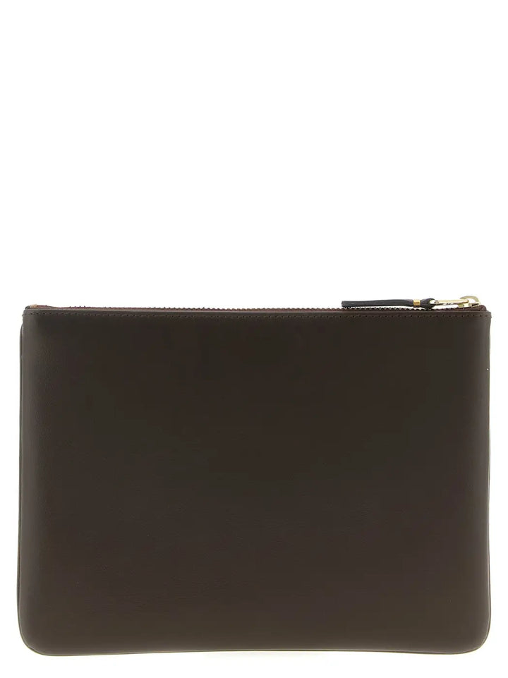 Comme Des Garçons Brown Cowhide Cardholder
