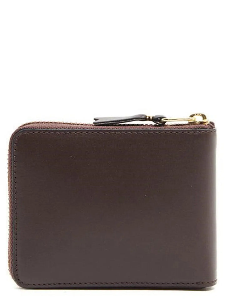 Comme Des Garçons Brown Cowhide Leather Wallet