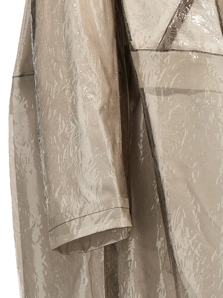 Comme Des Garçons Gray Polyethylene Coat