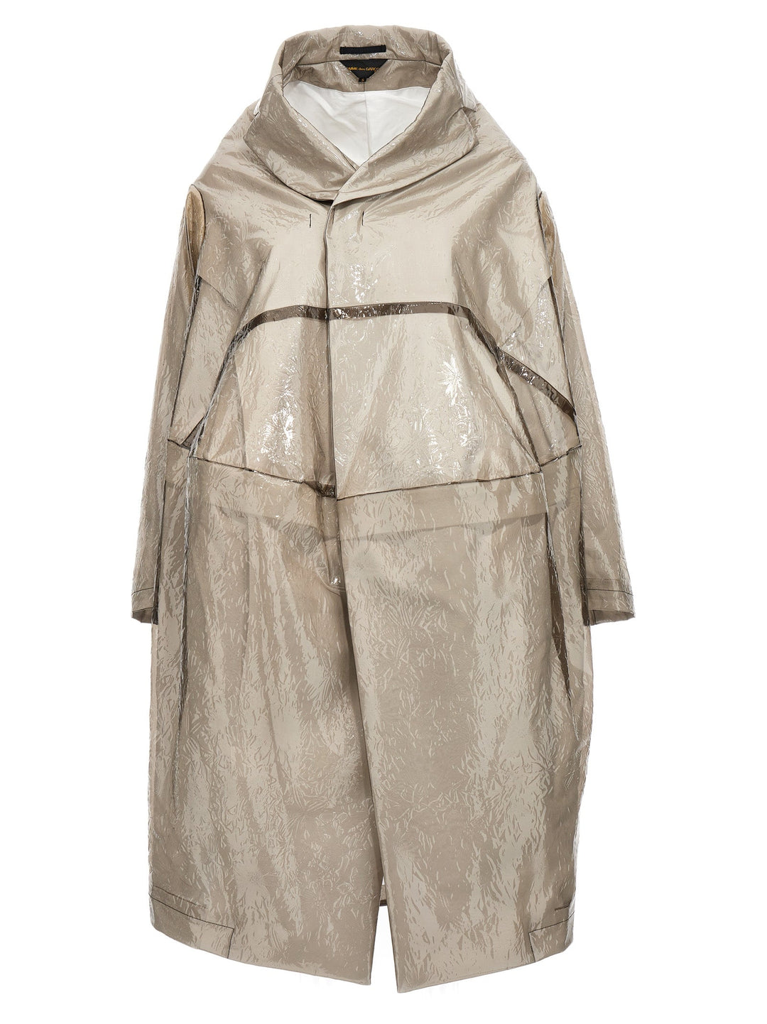Comme Des Garçons Gray Polyethylene Coat