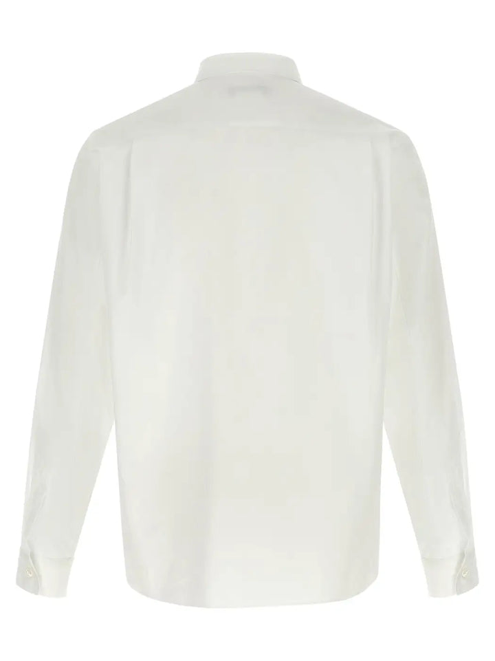 Comme Des Garçons White Cotton Blouse