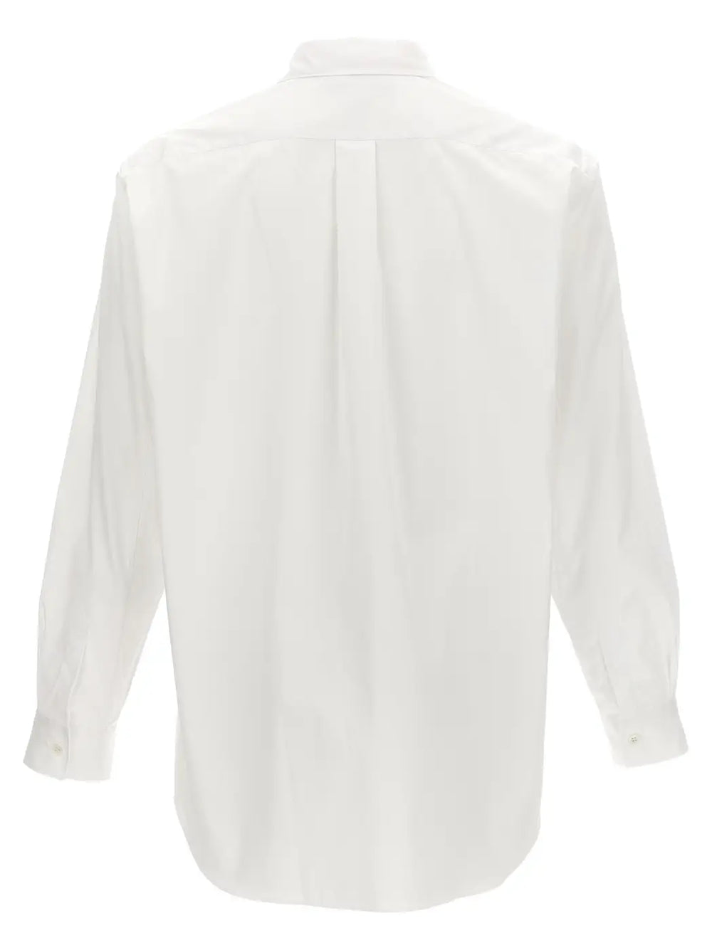 Comme Des Garçons White Cotton Blouse