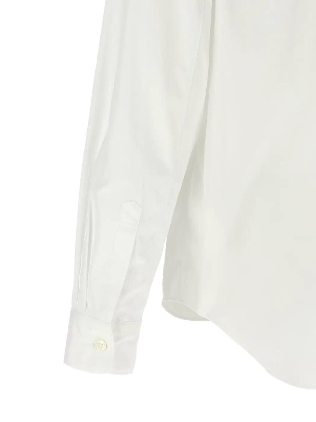 Comme Des Garçons White Cotton Blouse
