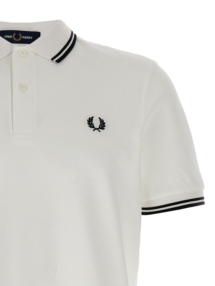 Comme Des Garçons White Cotton Polo Shirt