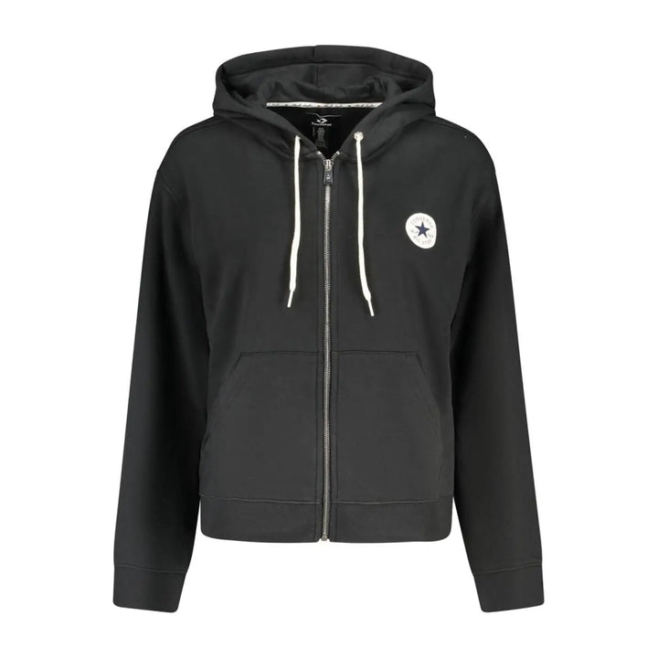 Converse Black Cotton Womens Hoodie