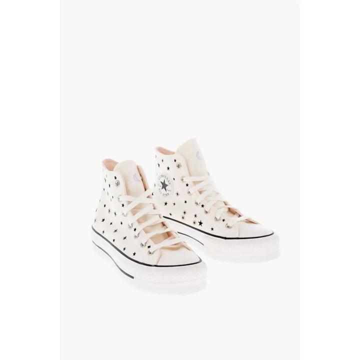 Converse Black And White Canvas High Top Sneakers