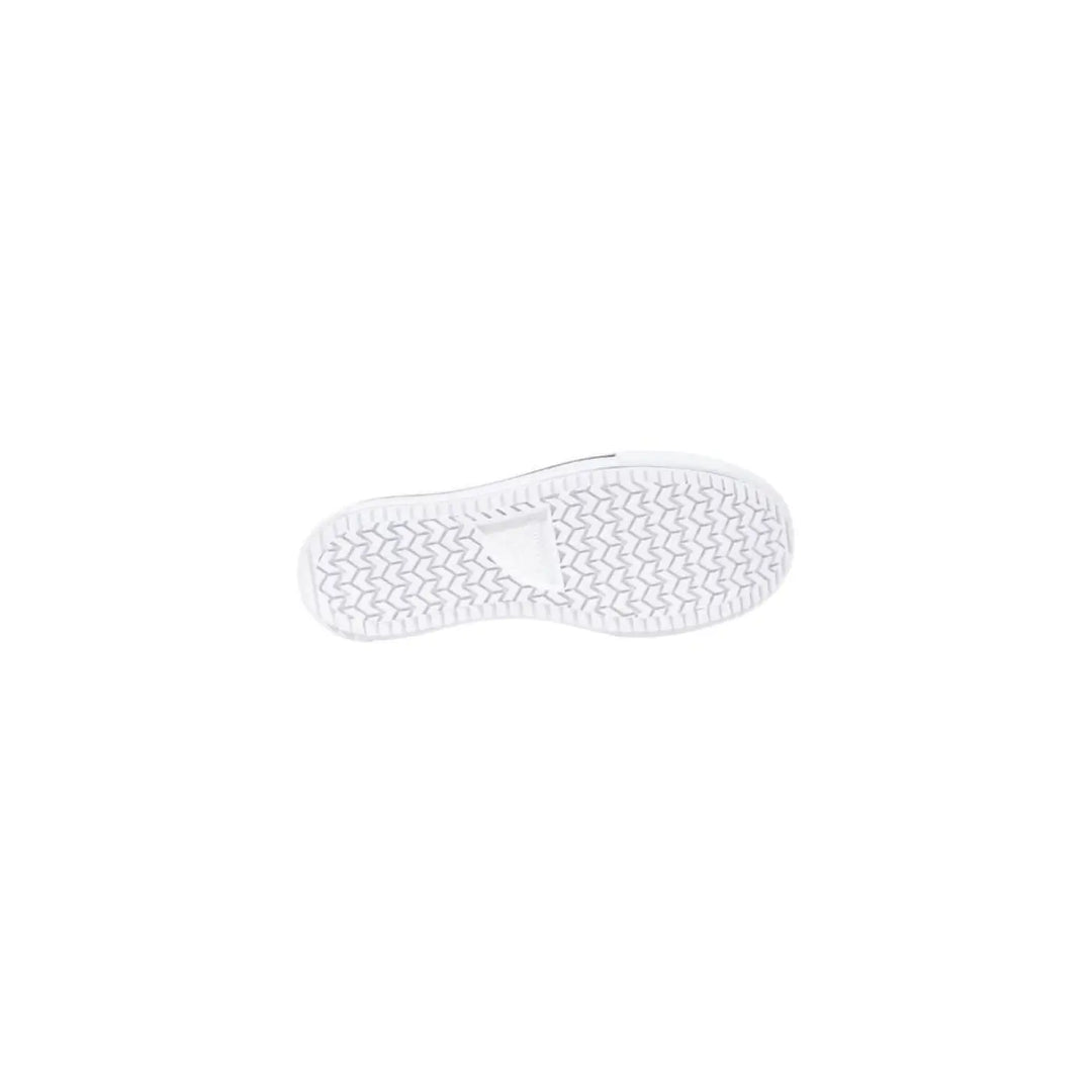 Converse Black and White Fabric Platform Sneakers