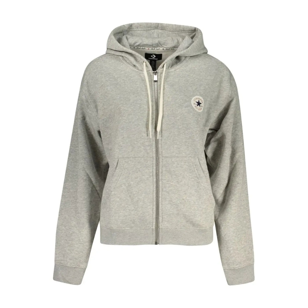 Converse Gray Cotton Womens Sweatshirt