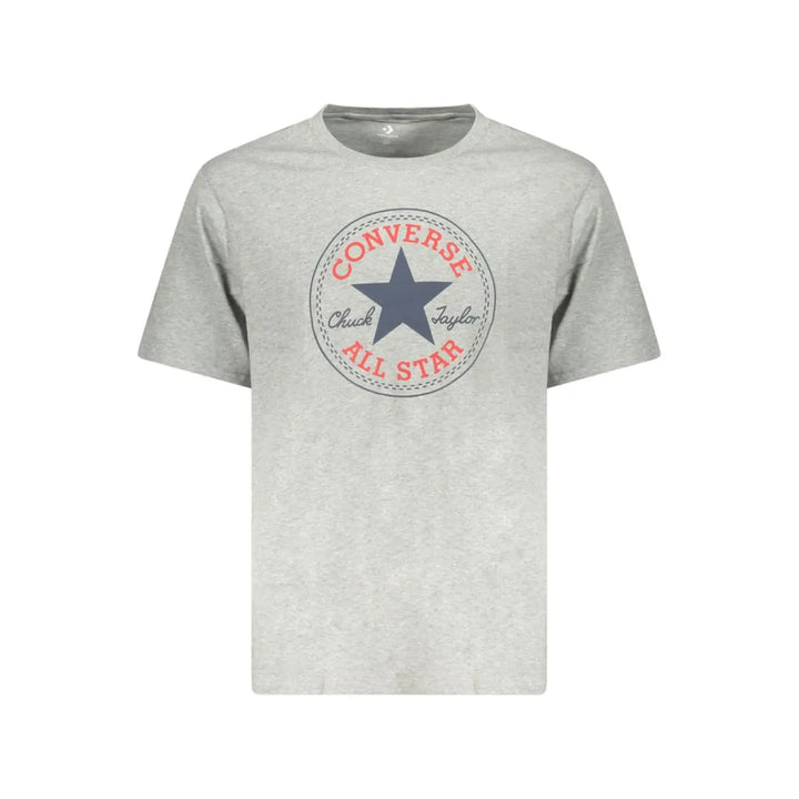 Converse Grey Cotton Men’s T-shirt