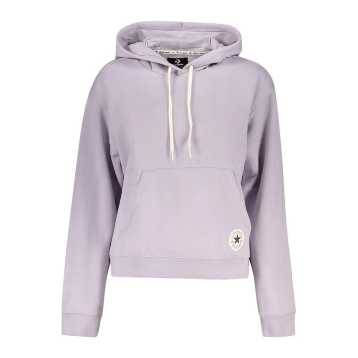 Converse Purple Cotton Women’s Sweatshirt