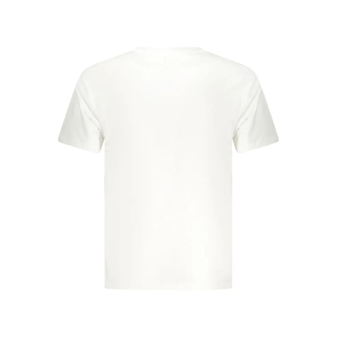 Converse White Cotton Men T-shirt