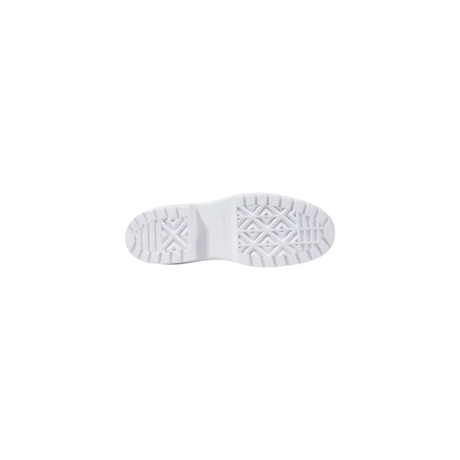 Converse White Fabric Chunky Sneakers