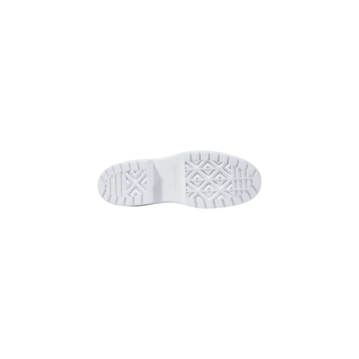 Converse White Fabric Chunky Sneakers