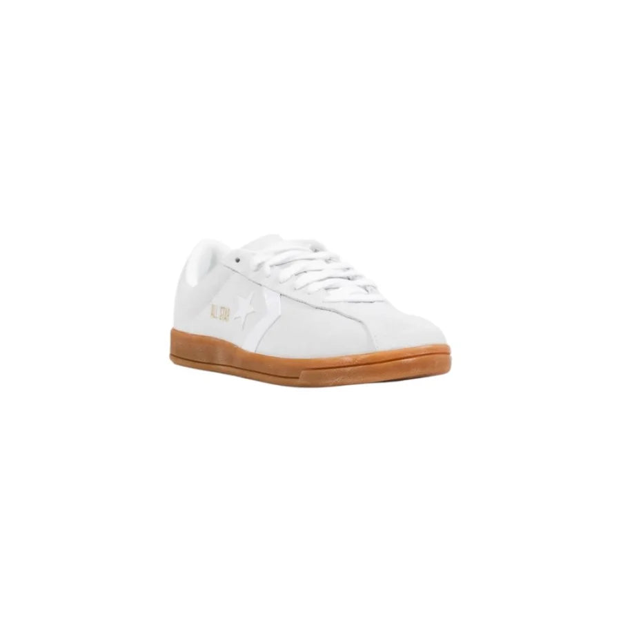 Converse White Leather Low Top Sneakers