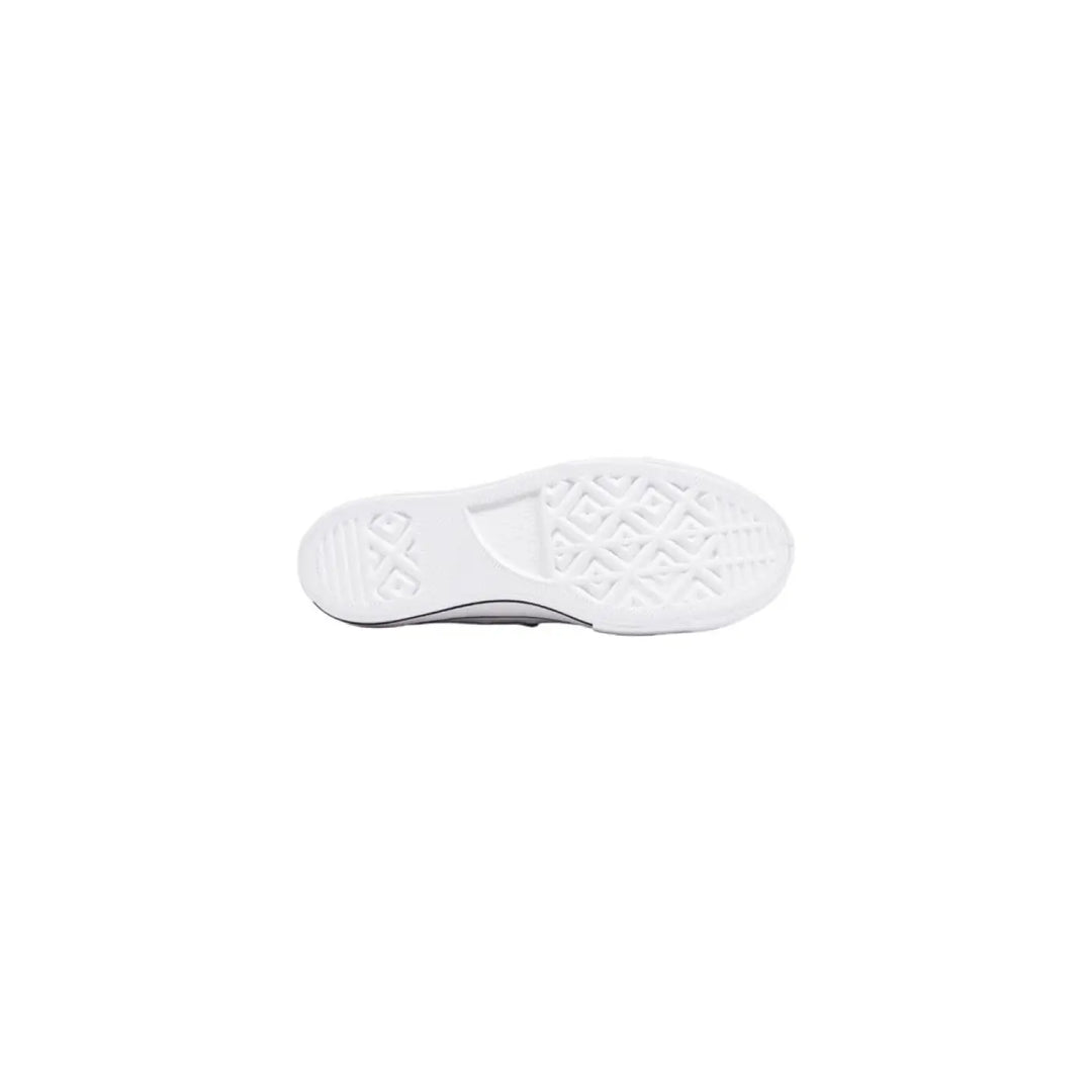 Converse White Leather Platform Sneakers