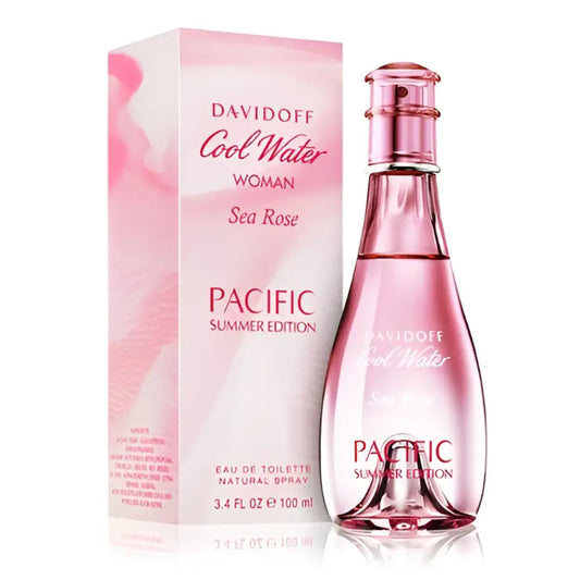 Pacific Summer Eau - A Vibrant Tropical Twist on Sea Rose Fragrance Women’s Perfume Davidoff