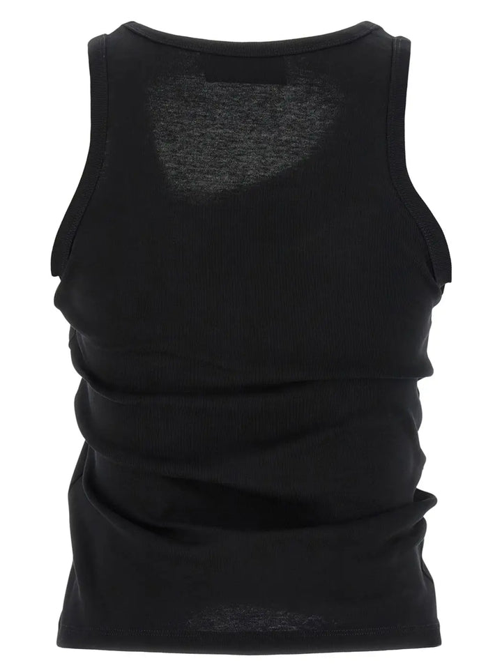Coperni Black Cotton Tank Tops